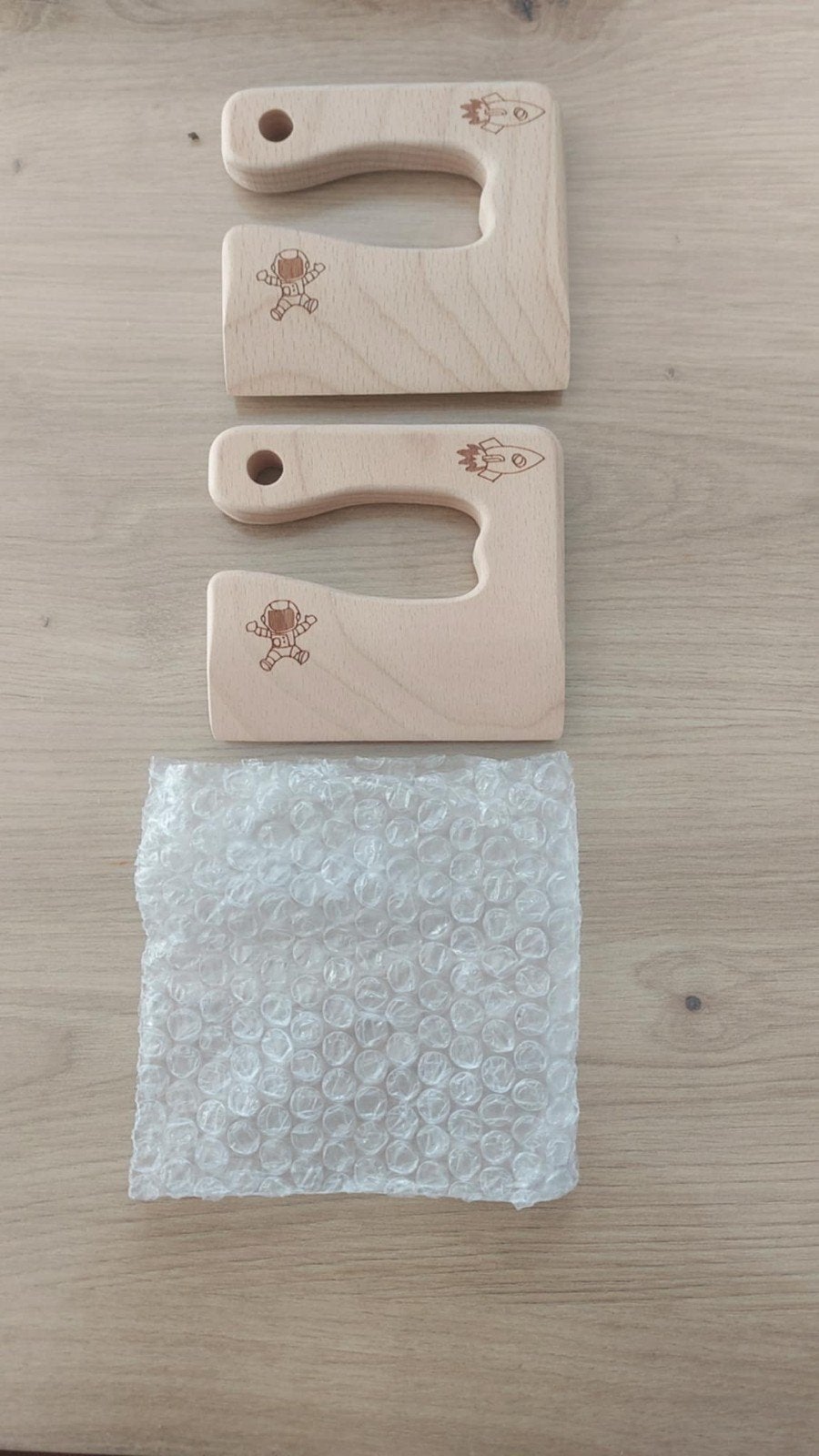 2 houten montessori kindermessen NIEUW, Kinderen en Baby's, Speelgoed | Educatief en Creatief, Ophalen of Verzenden, Nieuw, Knutselen
