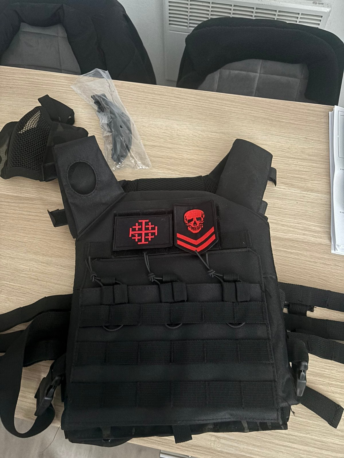 Gillet tactique Airsoft, Ophalen, Nieuw