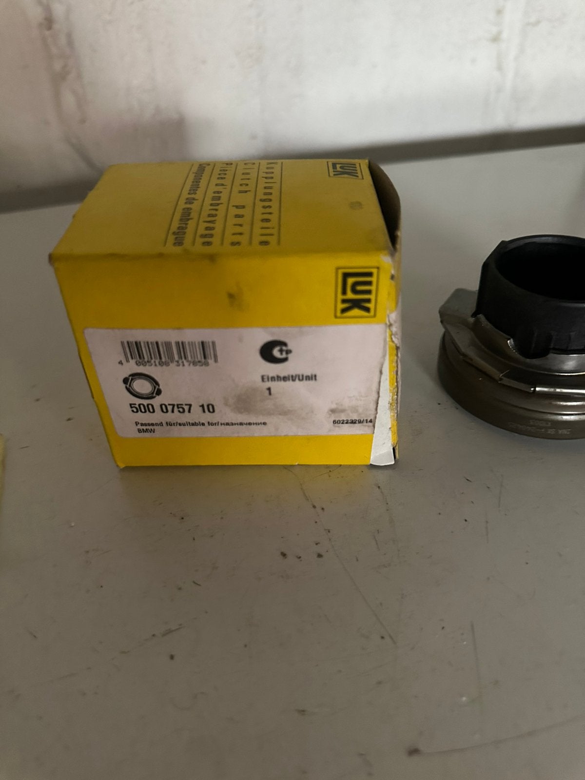 Druklager LUK 500 0757 10 BMW E36 E46 3-reeks - Nieuw, Ophalen, BMW