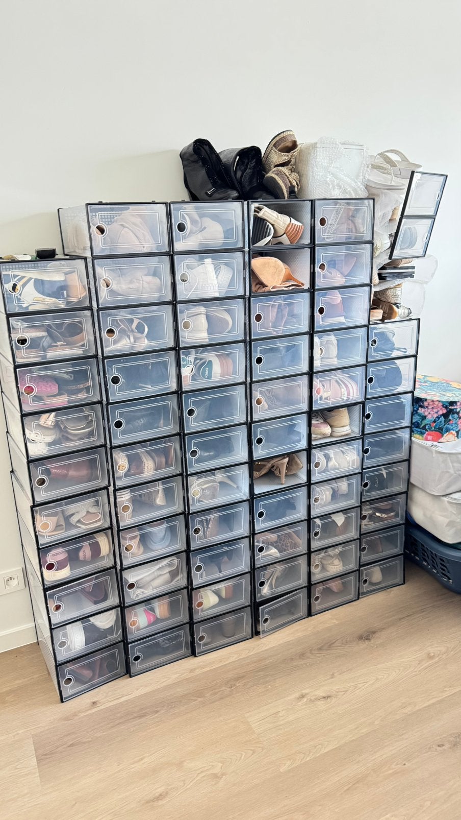 Schoenenrek weg wegens verhuis 25 €! Geen schoenen erbij, 25 à 50 cm, 5 tiroirs ou plus, Comme neuf, Synthétique