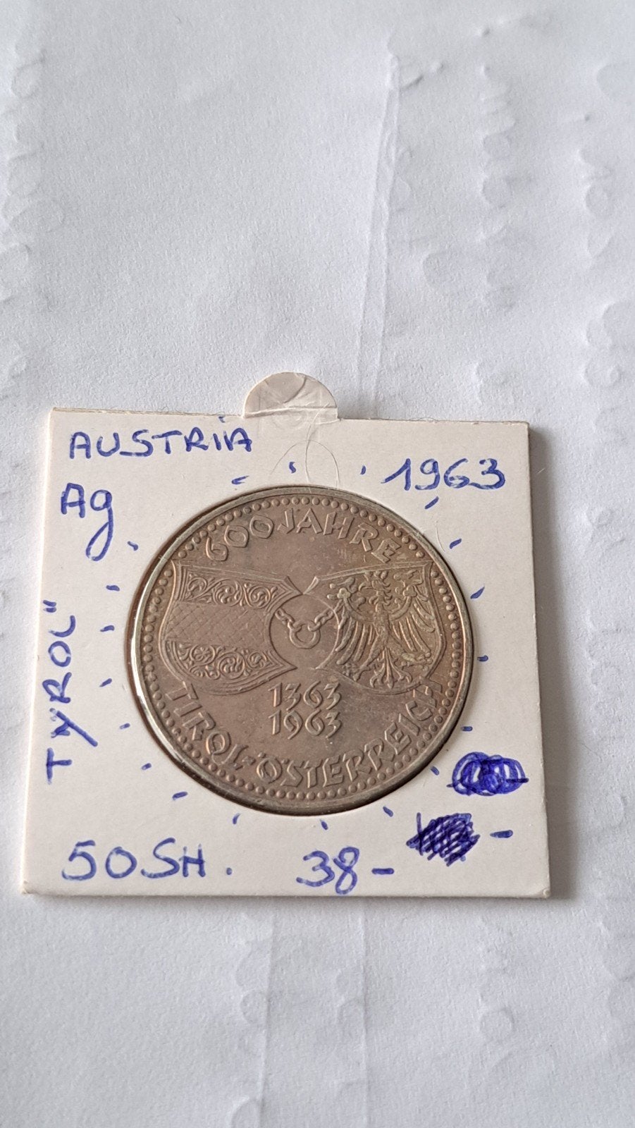 Autriche 50 shillings 1963 AG, Enlèvement ou Envoi