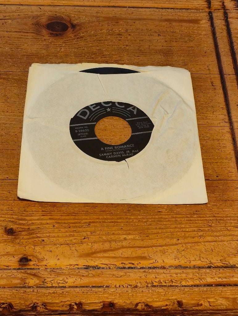 Single van Sammy Davis Jr And Carmen McRae, CD & DVD, Enlèvement ou Envoi, 7 inch, Utilisé, Jazz et Blues