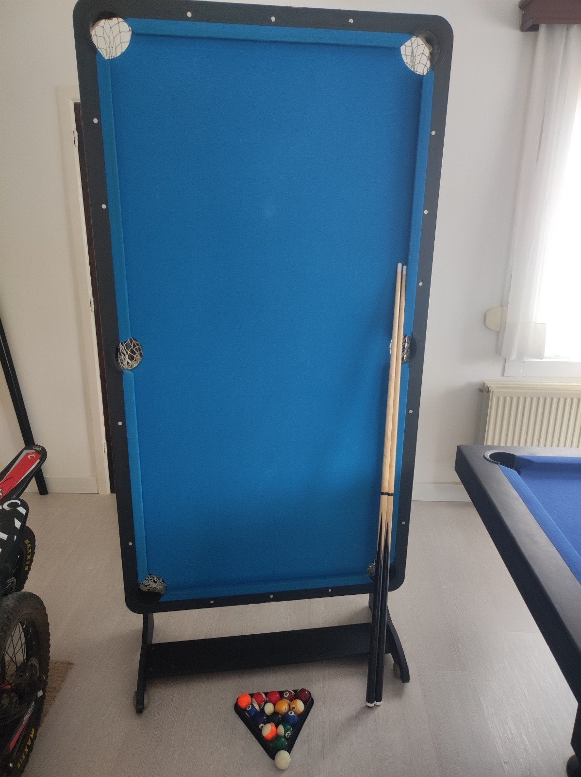 Riley Biljarttafel – Compleet met 2 keuen en ballen, Ophalen, Gebruikt, Biljarttafel