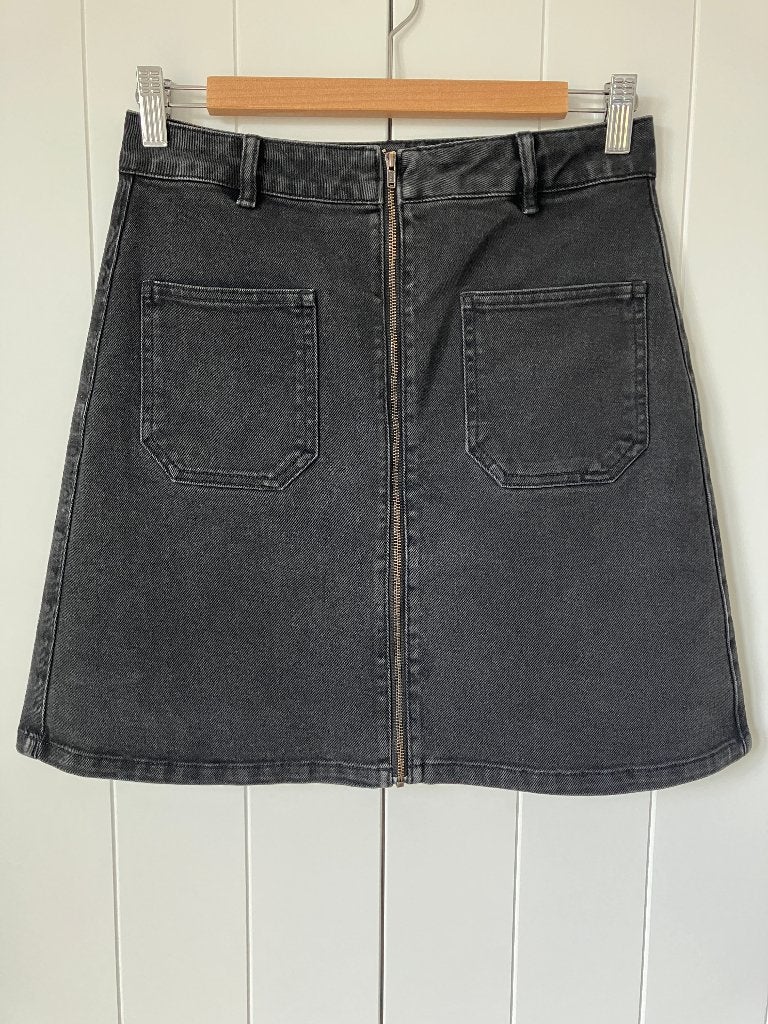 Object Objyrga denim rok - S, Zwart, Object, Ophalen of Verzenden, Zo goed als nieuw