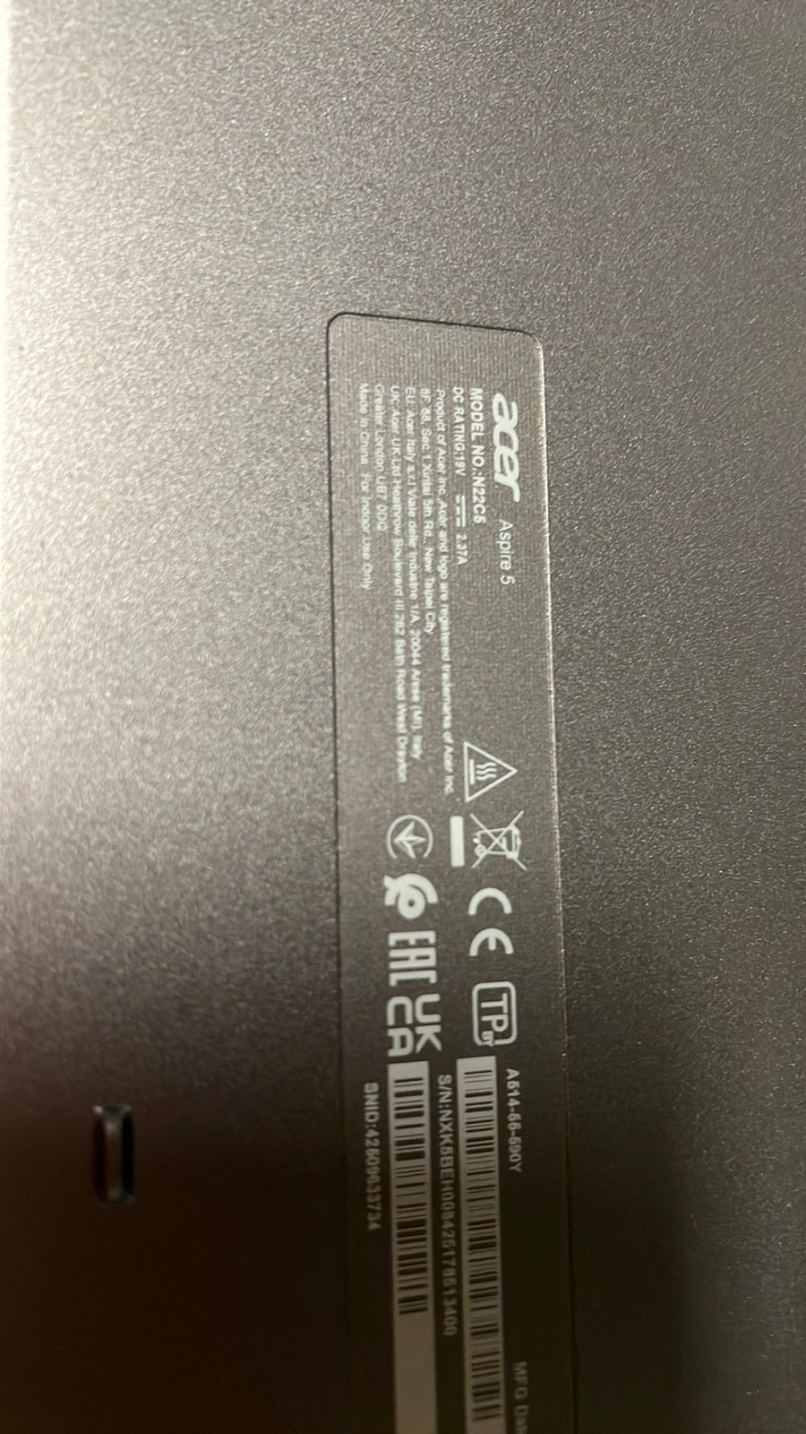 Acer aspire 5, Enlèvement, Comme neuf