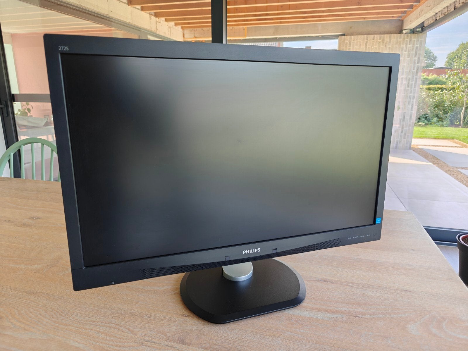 Philips monitor 27 inch, Computers en Software, Ophalen, Philips, Gebruikt, Kantelbaar