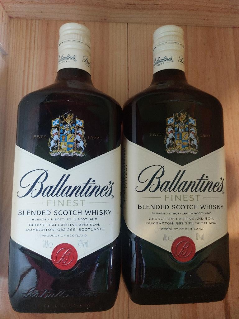 Twee Wisky Ballantine's, Verzamelen, Overige gebieden, Overige typen, Nieuw, Ophalen of Verzenden
