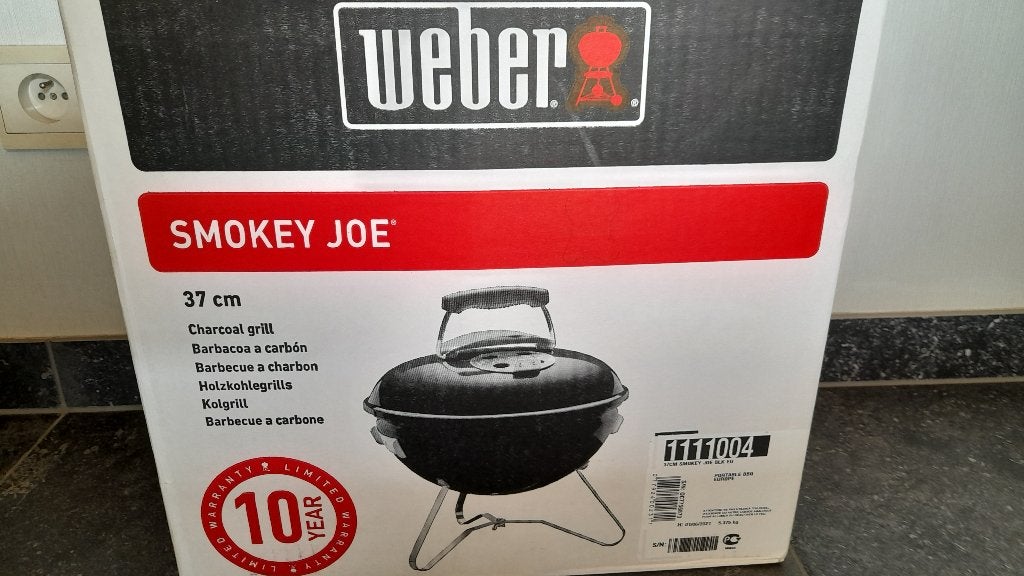 Barbecue Weber Smokey Joe 37 cm Nieuw, Tuin en Terras, Houtskoolbarbecues, Ophalen, Nieuw