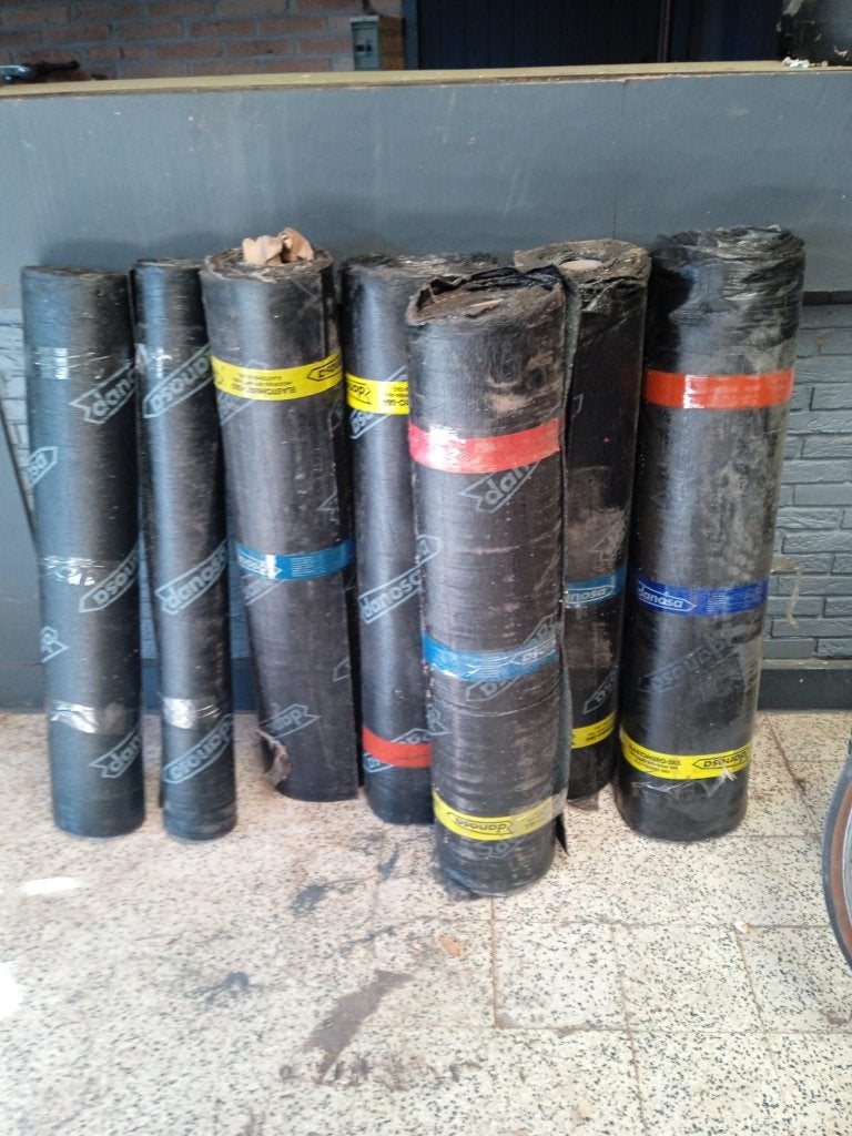 Couche de finition roofing ardoisé 4 mm – 40 m², Bricolage & Construction, Enlèvement, Neuf, 15 m² ou plus, Membrane goudronnée