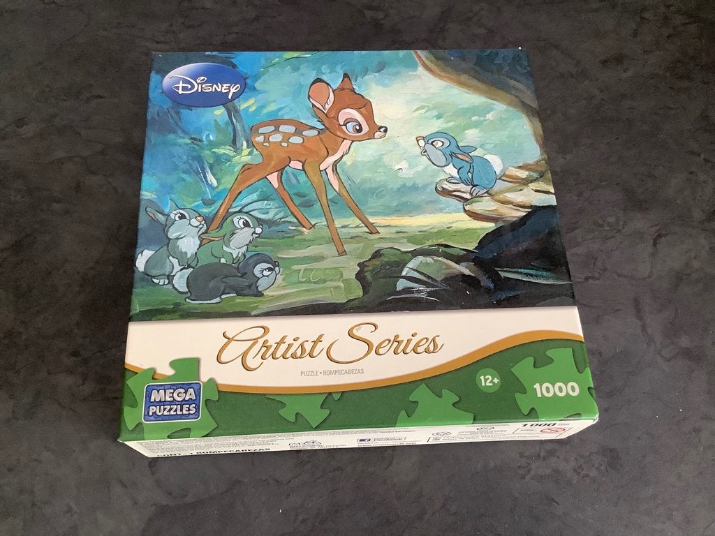 Puzzle Disney Bambi (1000 pièces), Enlèvement ou Envoi, 500 à 1500 pièces, Comme neuf, Puzzle