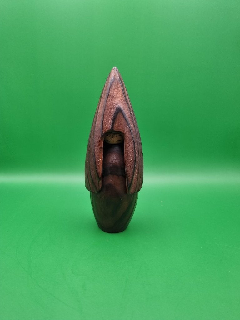 Kokeshi Yukinko vintage, Antiquités & Art, Enlèvement ou Envoi, Japon, Bois, 15 cm