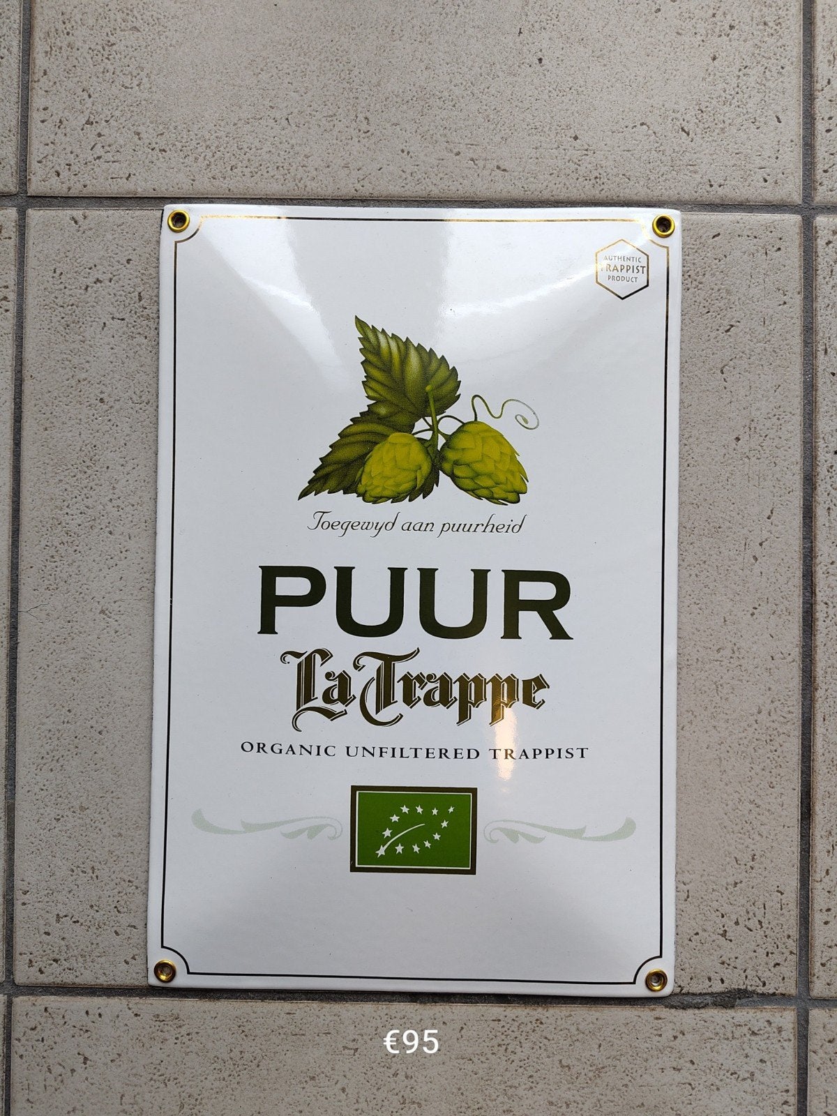 La Trappe emaille bordje, Collections, Enlèvement ou Envoi, La Trappe