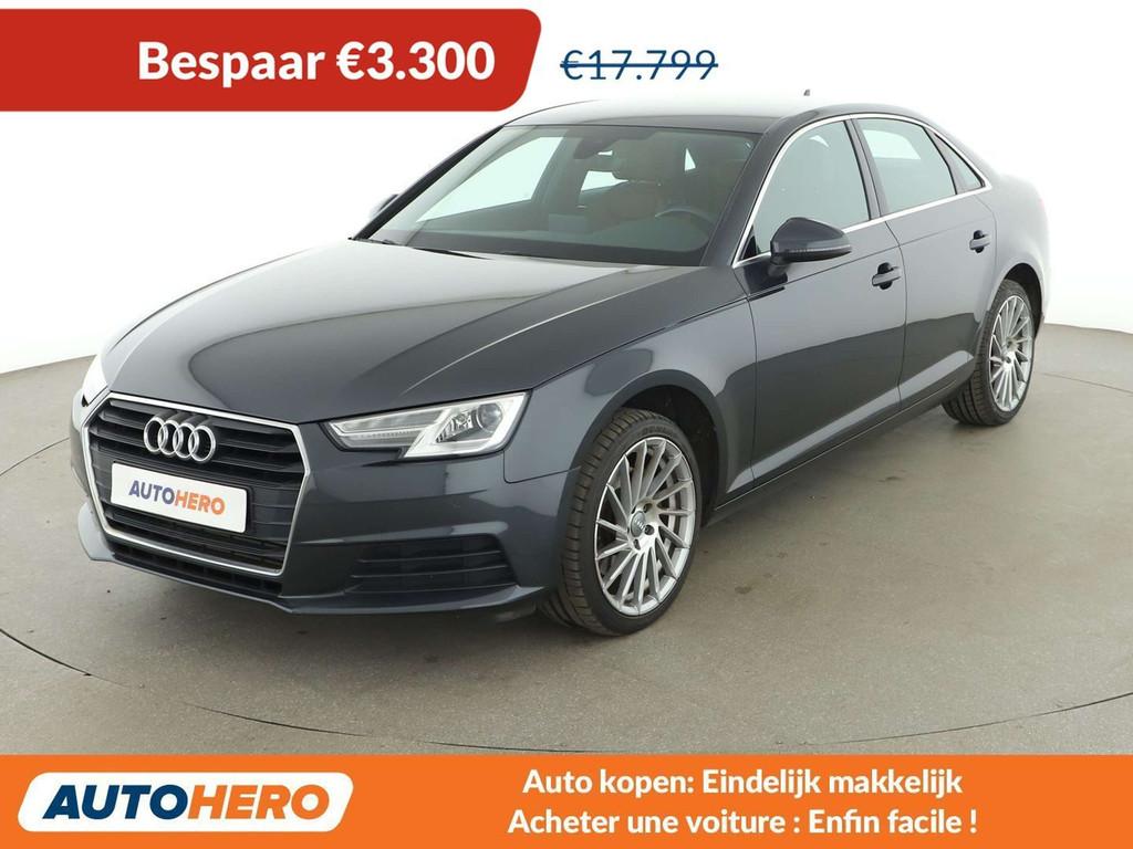 Audi A4 2.0 TFSI Ultra (année de construction 2017), Autos, Cuir, Argent ou Gris, Achat, https://public.car-pass.be/vhr/c14bf57e-f402-4e18-b24d-14fff4047562