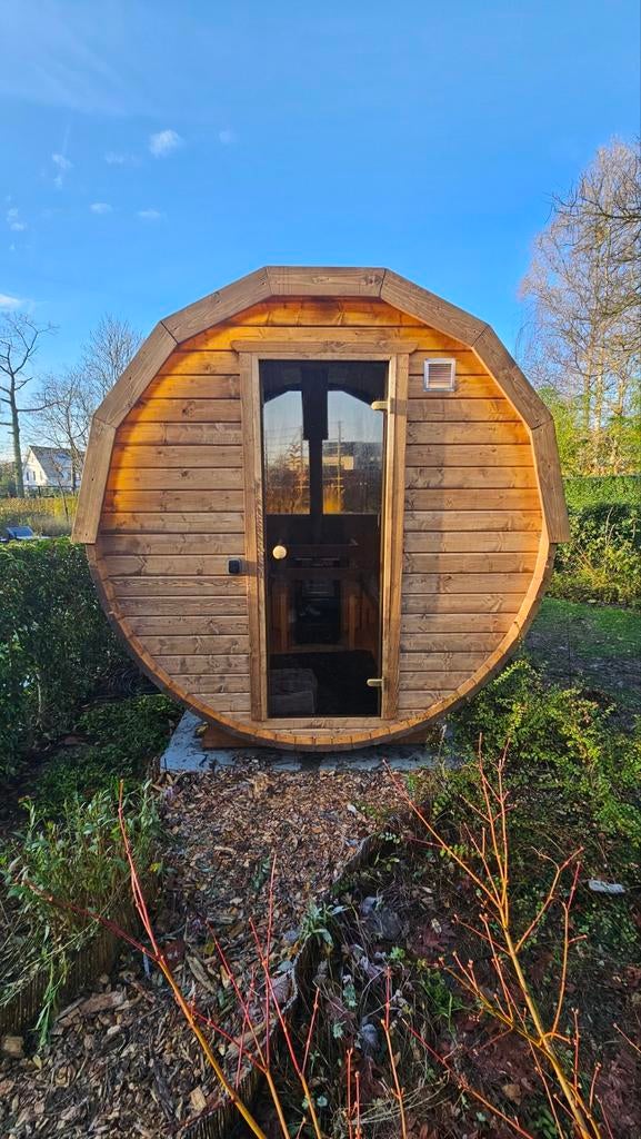 2M Barrel Sauna Gratis Levering en Plaatsing, Ophalen of Verzenden