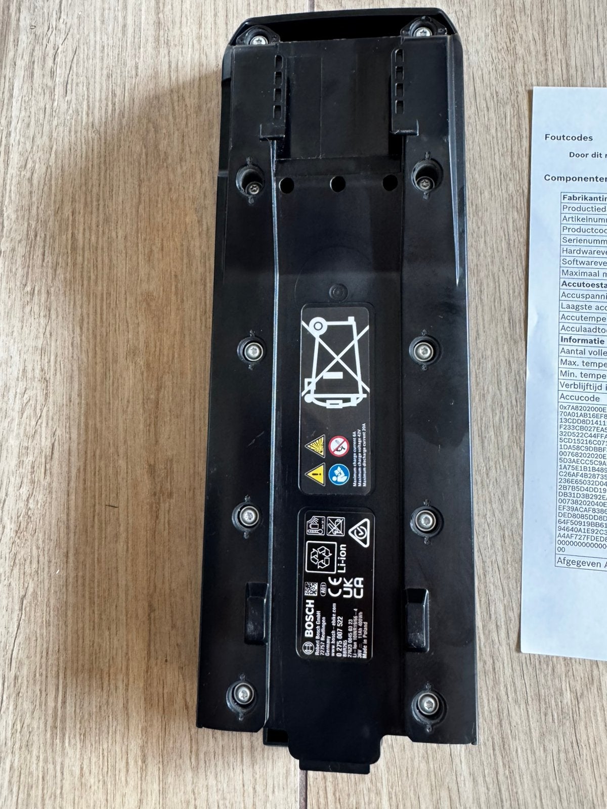 Bosch powerpack 400wh nieuwe staat met Bosch rapport, Fietsen en Brommers, Zo goed als nieuw