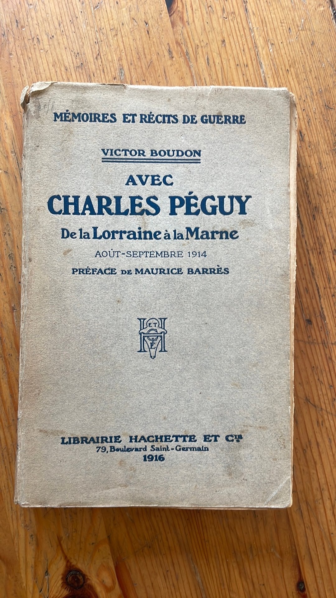 Livre ancien 1916 - charles peguy, Enlèvement ou Envoi, Avant 1940, Général, Utilisé