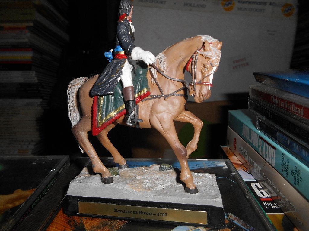 Général Bonaparte figurine en plomb Bataille de Rivoli 1797, Collections, Enlèvement ou Envoi