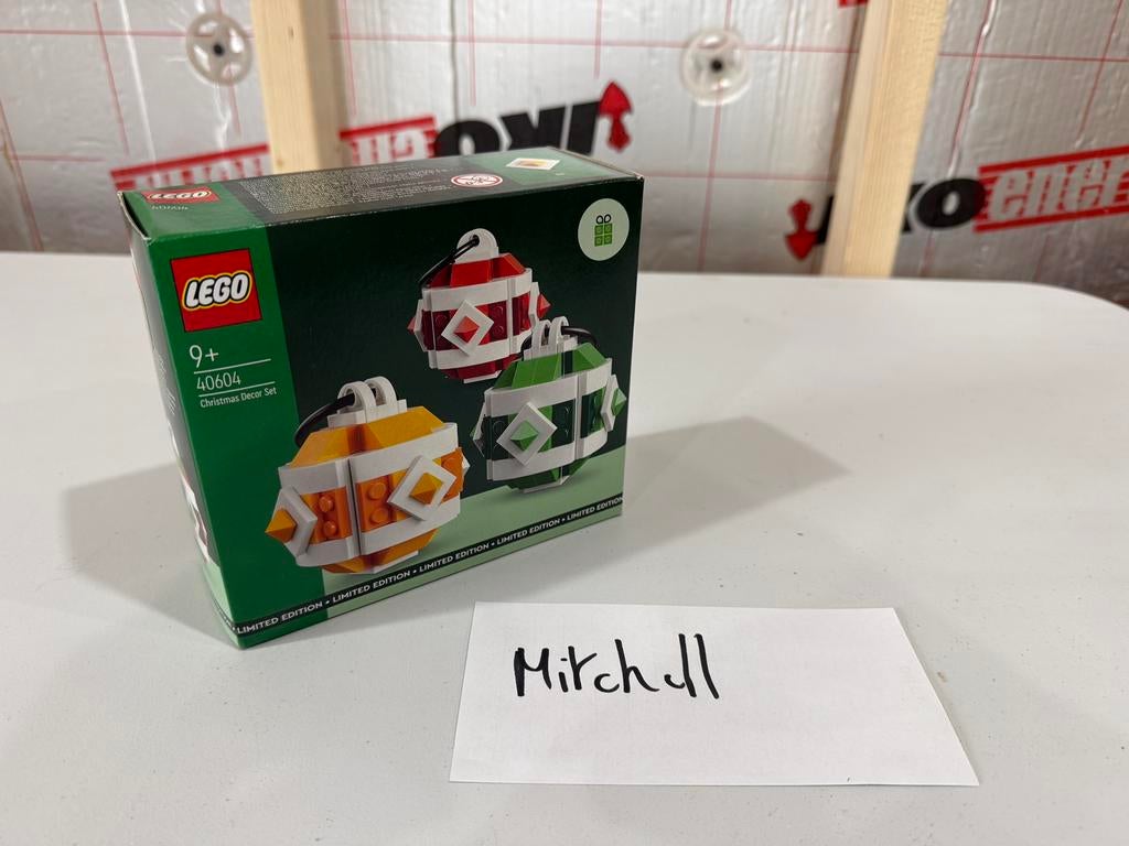 Lego kerst 40604 Christmas Decor Set, Ophalen, Nieuw, Complete set, Lego