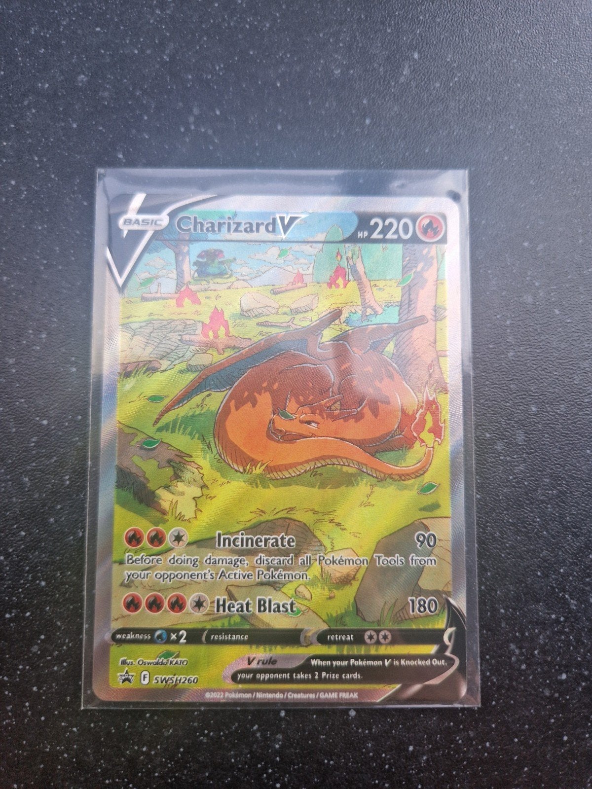 Charizard SWSH/260, Ophalen, Nieuw, Losse kaart, Foil