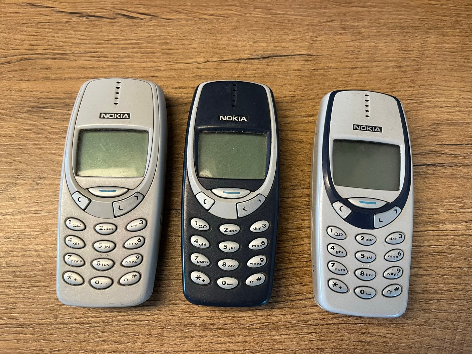 3 vintage nokia 3310 en 3330, Telecommunicatie, Ophalen of Verzenden, Gebruikt
