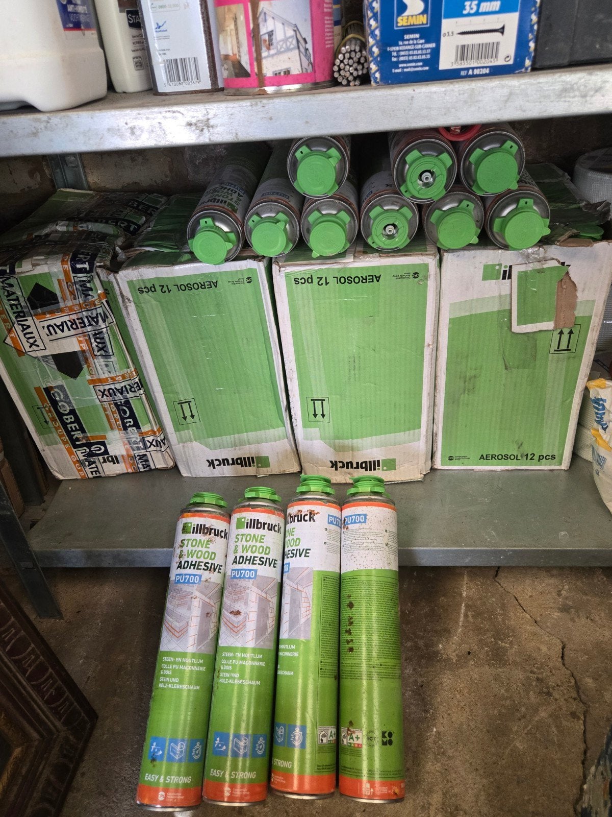 lot de 62 tubes de colle pour maçonnerie, Enlèvement ou Envoi