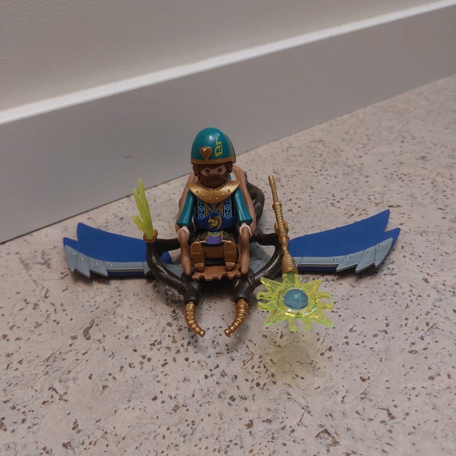 Playmobil Novelmore – Vliegende Magiër met Windglijder, Verzamelen, Ophalen, Zo goed als nieuw
