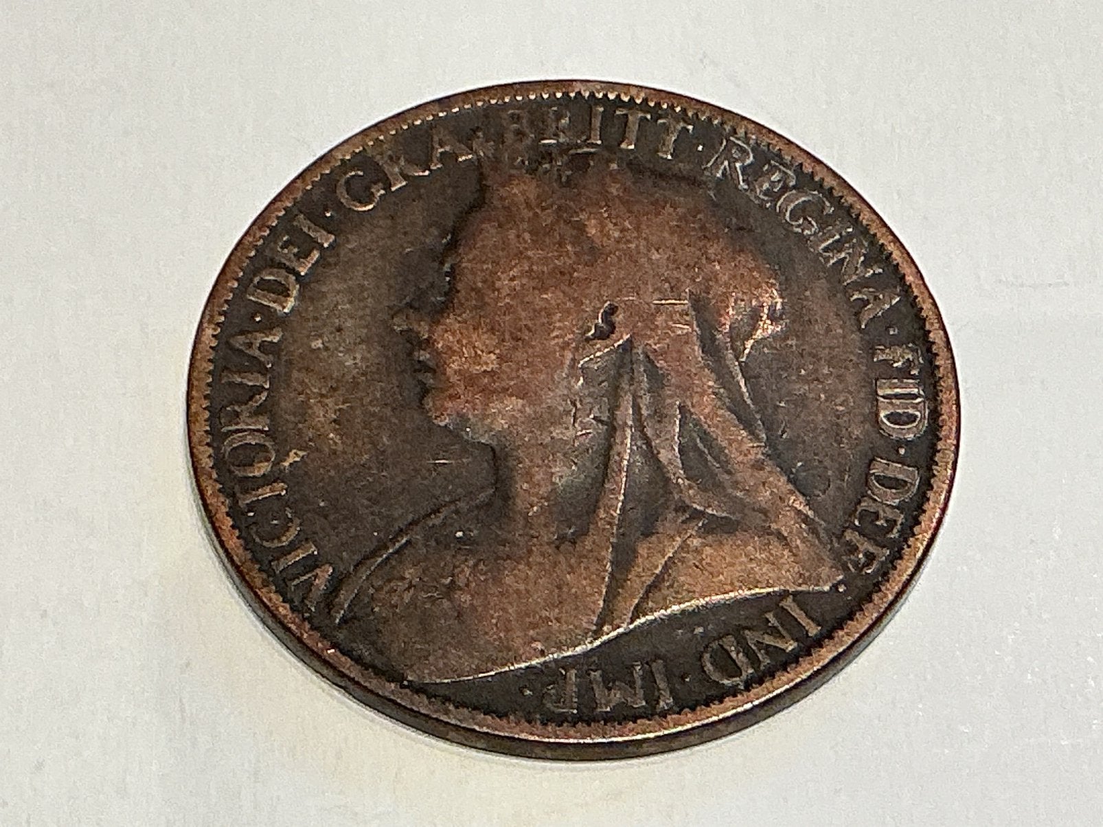Verenigd Koninkrijk 1 penny 1897, Ophalen of Verzenden