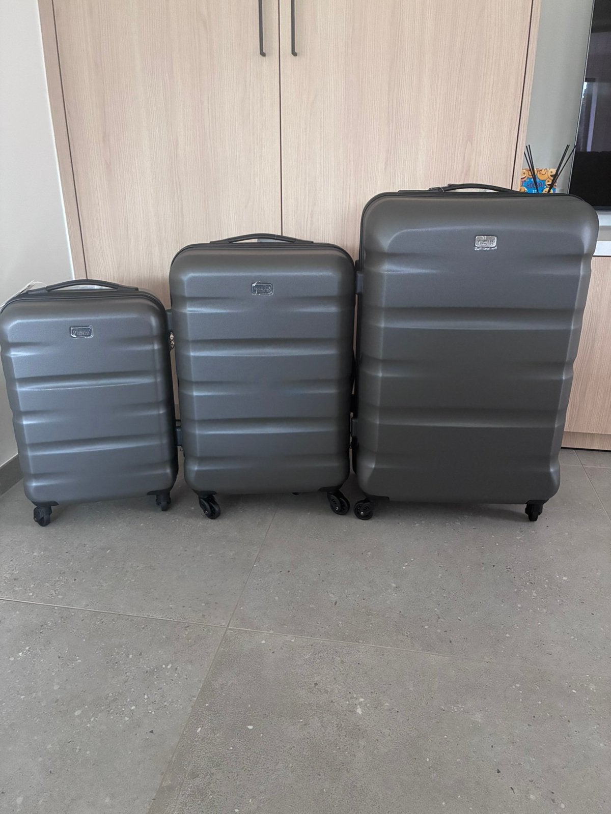 Set de valises de voyage, Enlèvement, Neuf, Noir