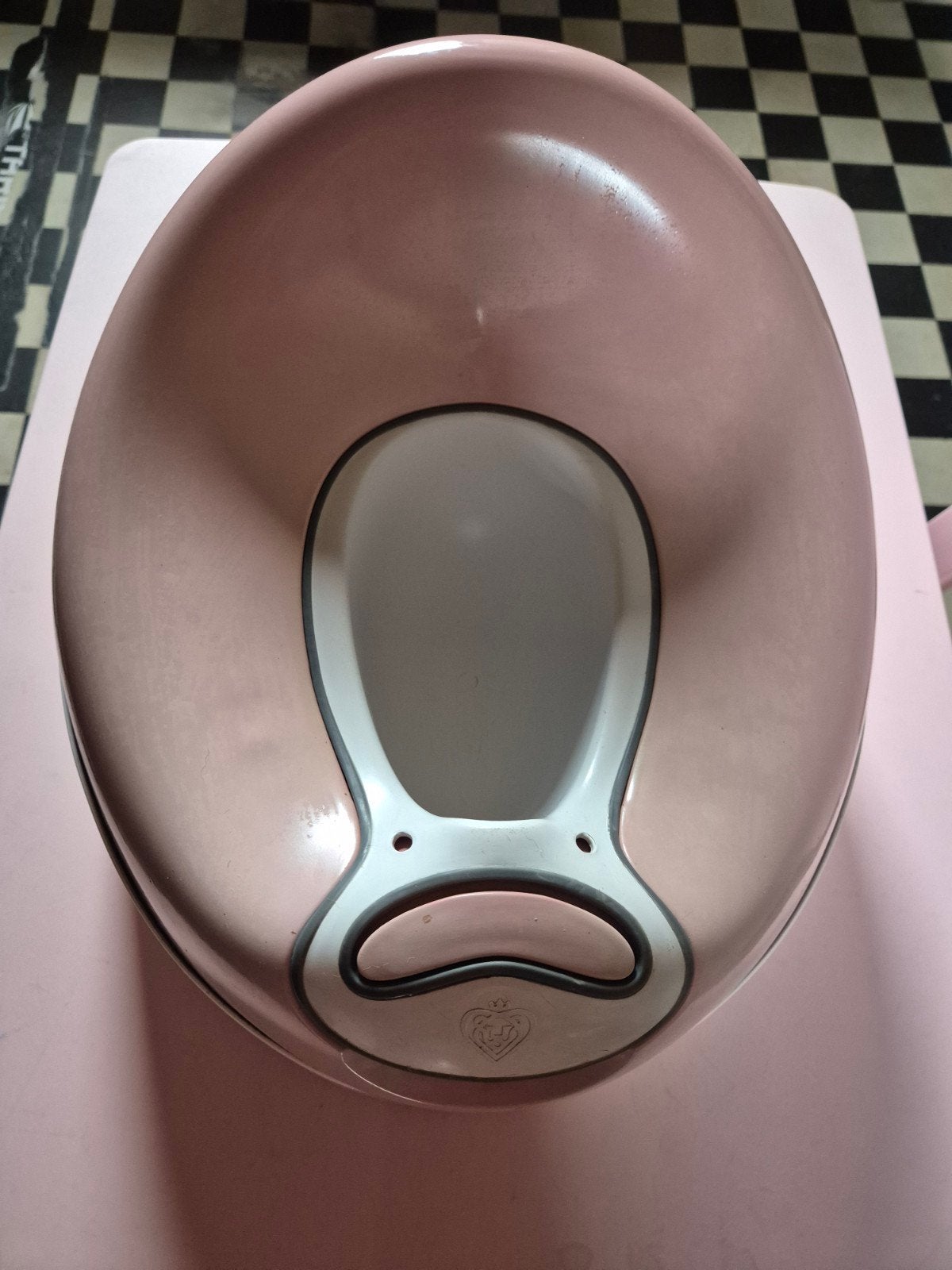 OK Baby Ergo WC verkleiner roze - toiletverkleiner peuter, Ophalen of Verzenden