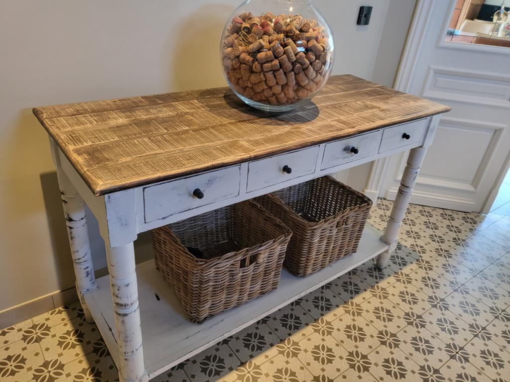 Landelijke muurtafel, Huis en Inrichting, Tafels | Sidetables, Ophalen