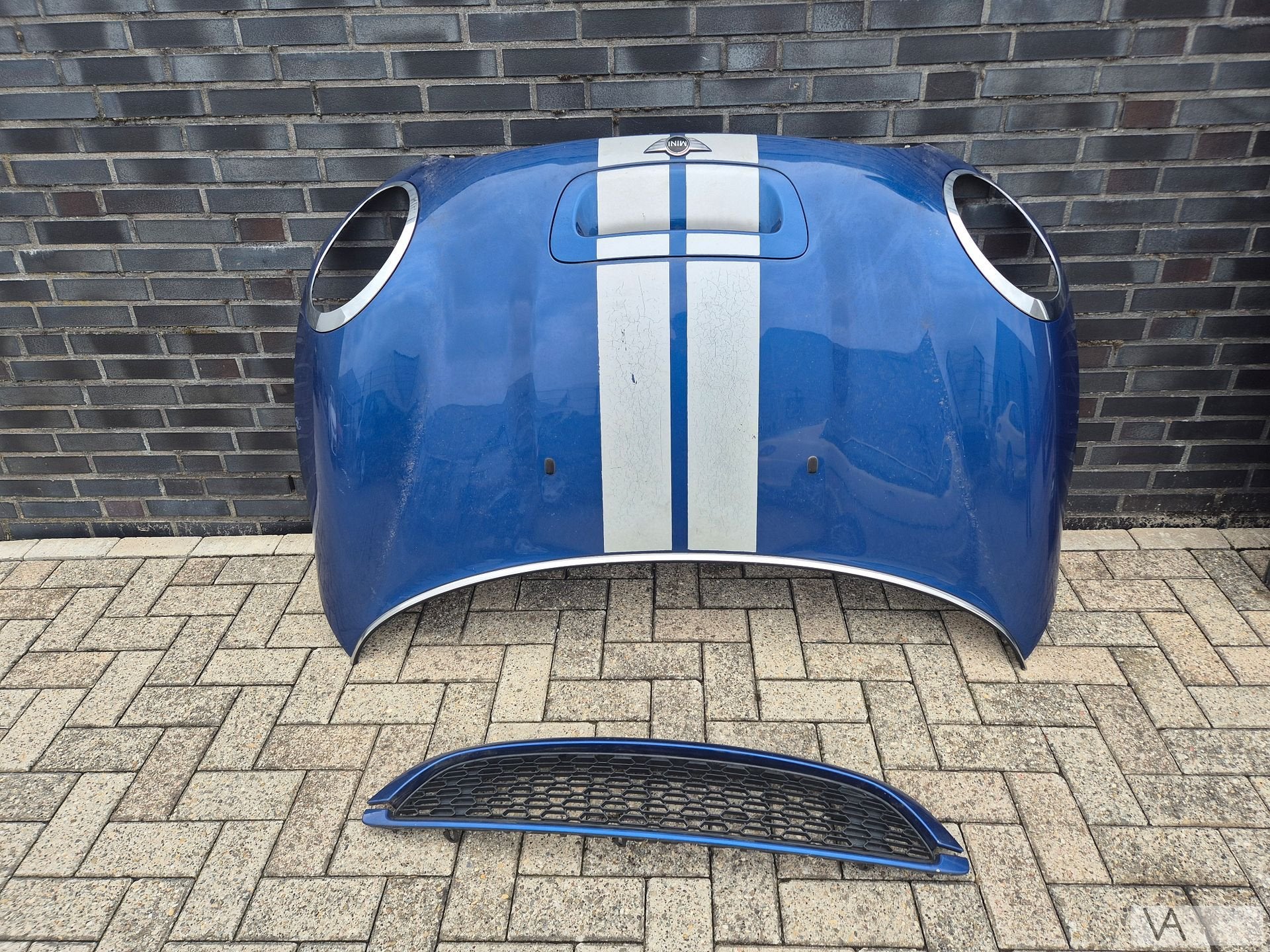 Motorkap Mini Cooper S / JCW met luchthapper R56 blauw a63, Auto-onderdelen, Gebruikt, -, -, Ophalen of Verzenden