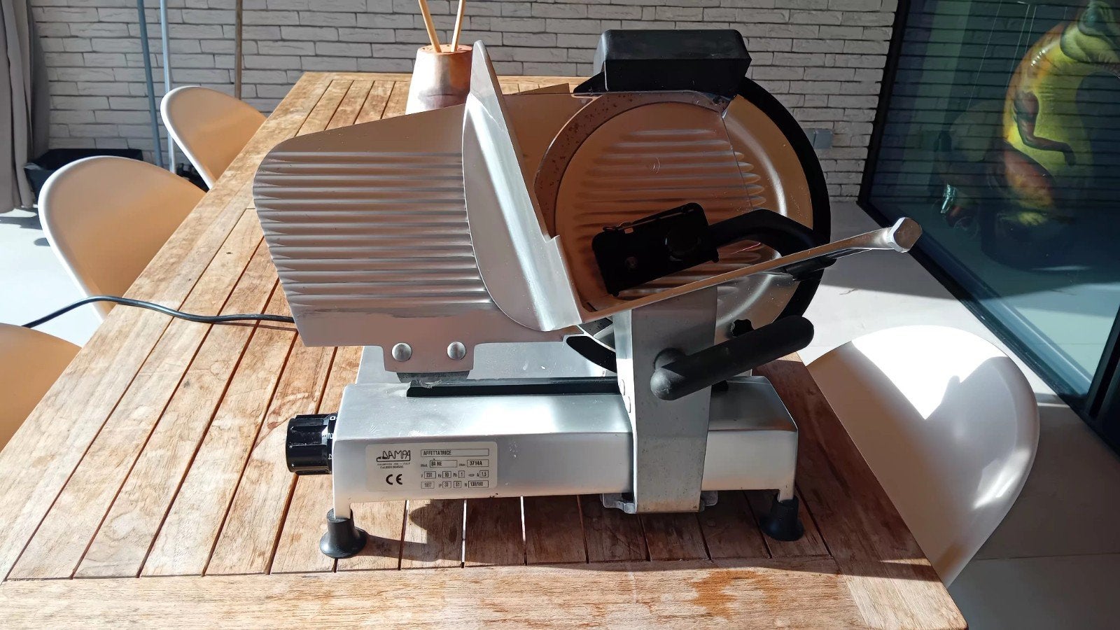 Dampa professionele vleesmachine, Ophalen, Gebruikt