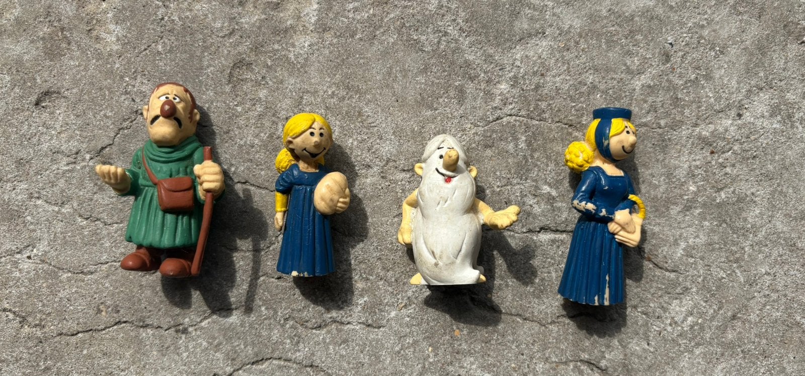 Er was eens pvc figuren vintage lot, Ophalen of Verzenden, Zo goed als nieuw