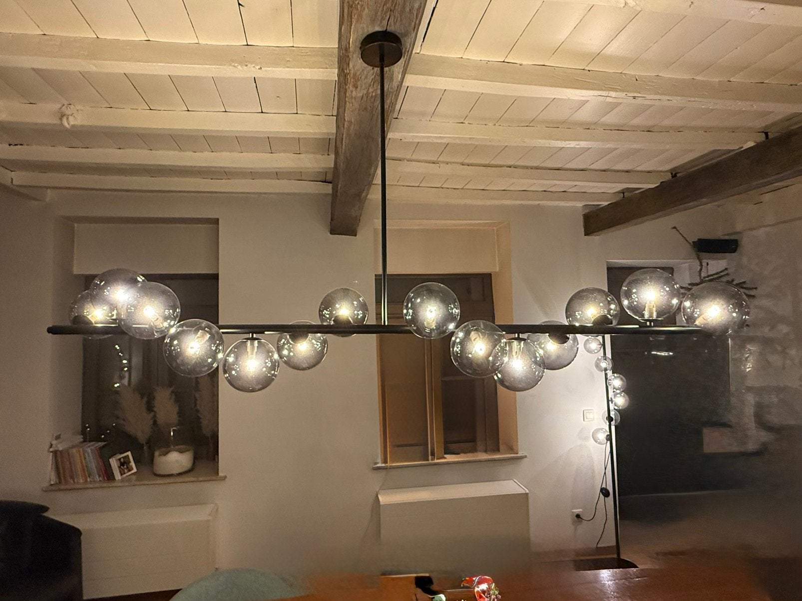 Kare - Lampe suspendue Scalle et 2 lampadaires, Suspension, Design, Noir, Comme neuf