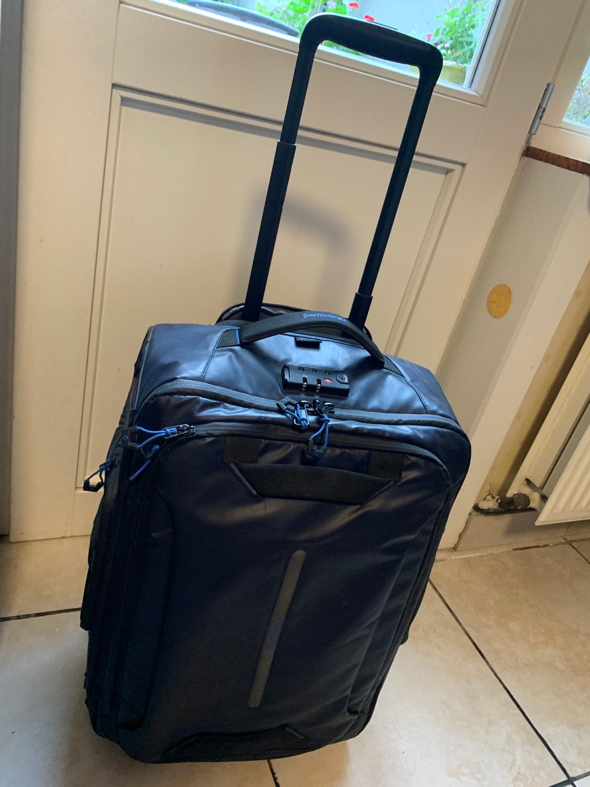 Samsonite koffer/rugzak, Handtassen en Accessoires, Koffers, Ophalen, Gebruikt, 50 tot 60 cm, Zacht kunststof