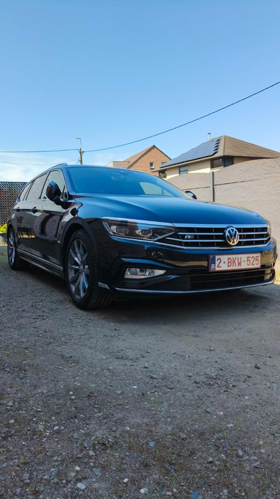 Vw passat R line face lift model 2020, Automaat, Parkeersensor, Euro 6, Zwart
