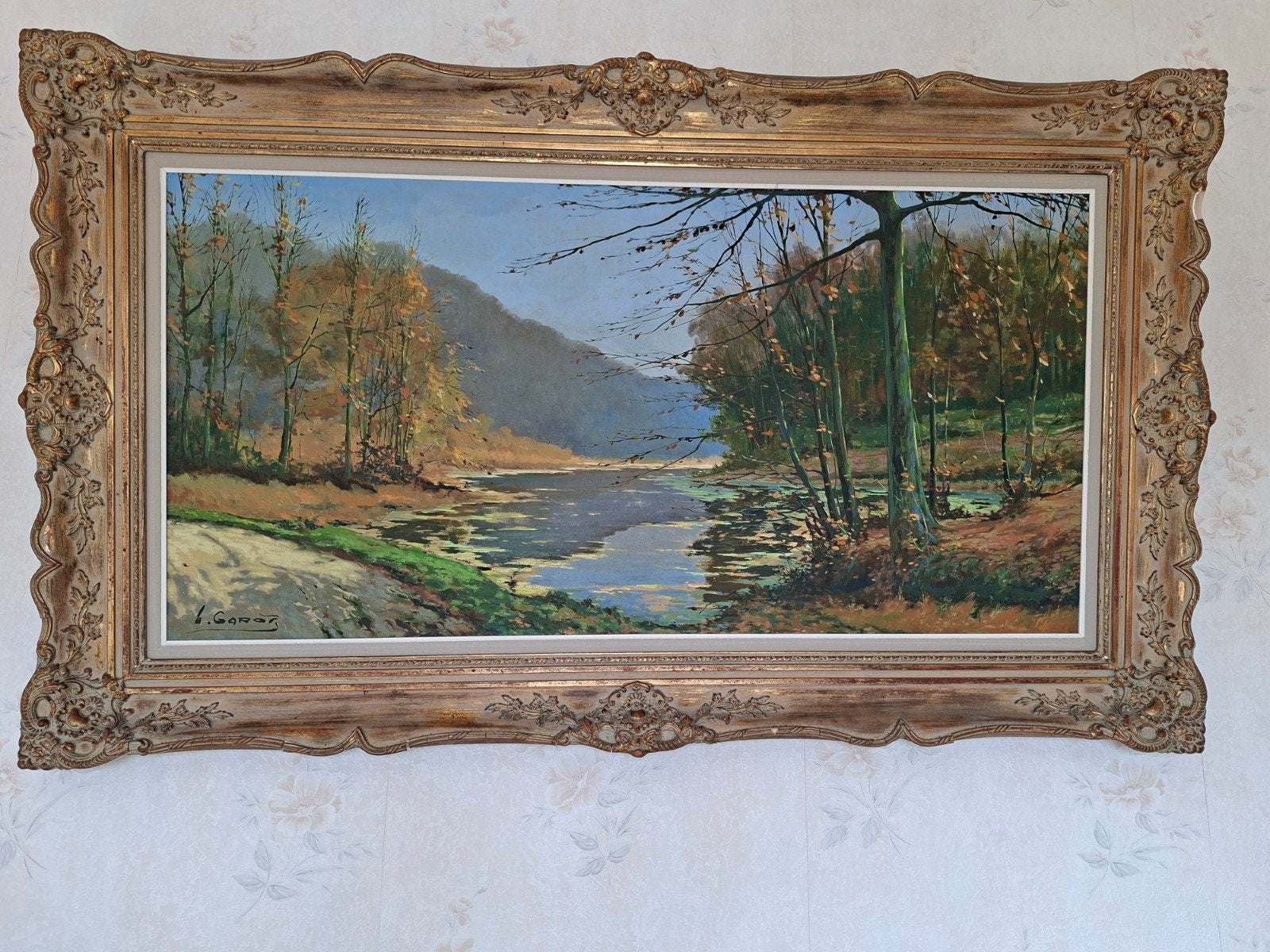 Klassiek schilderij, Antiquités & Art, Art | Peinture | Classique, Enlèvement, Classique, Signé, Paysage