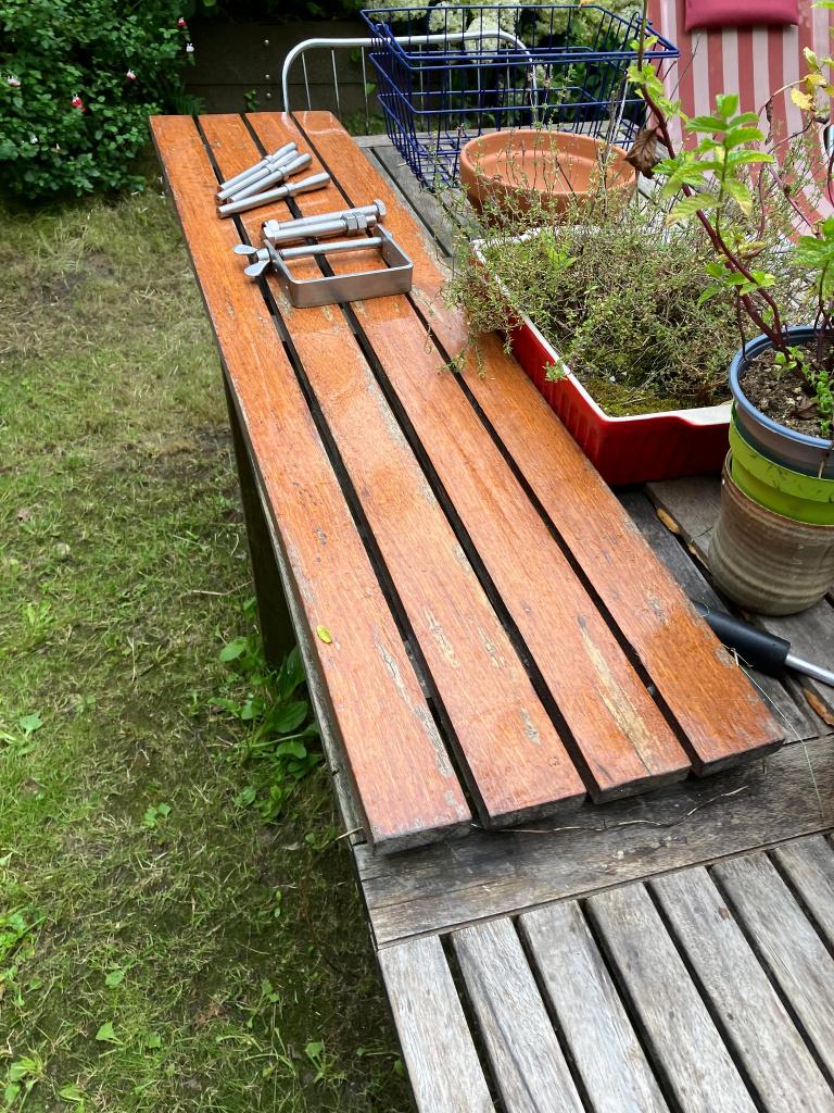 banc de 16 m2, piège, quincaillerie pour bateau, 3 à 6 mètres, Comme neuf, Enlèvement, Autres types