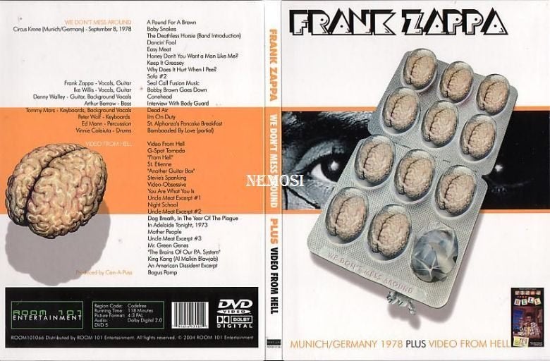DVD - Frank ZAPPA - WE DON'T MESS AROUND, Envoi, Neuf, dans son emballage, Concert