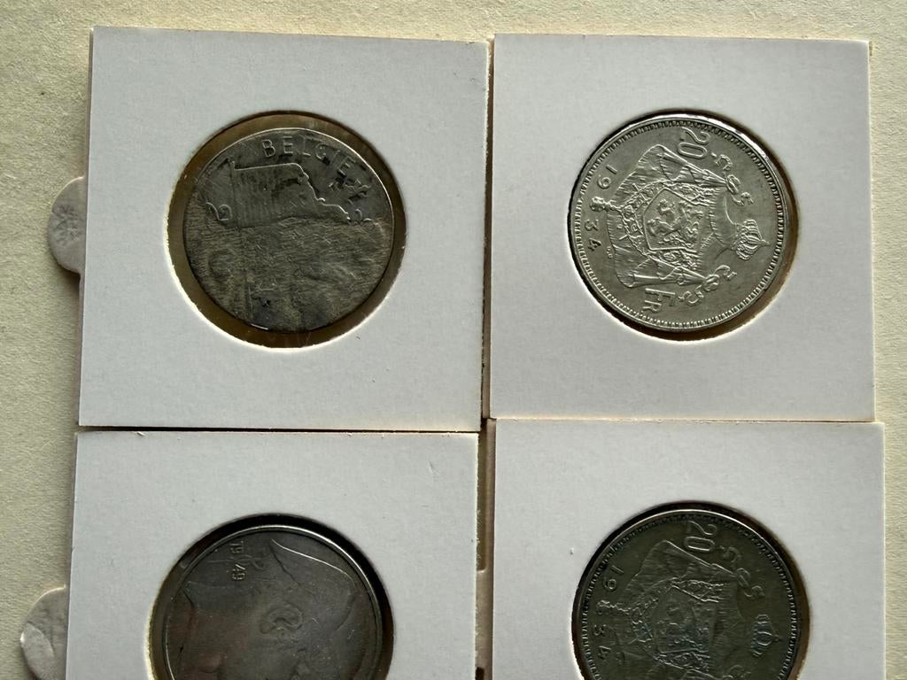 20 frank 1934, Ophalen of Verzenden, Zilver