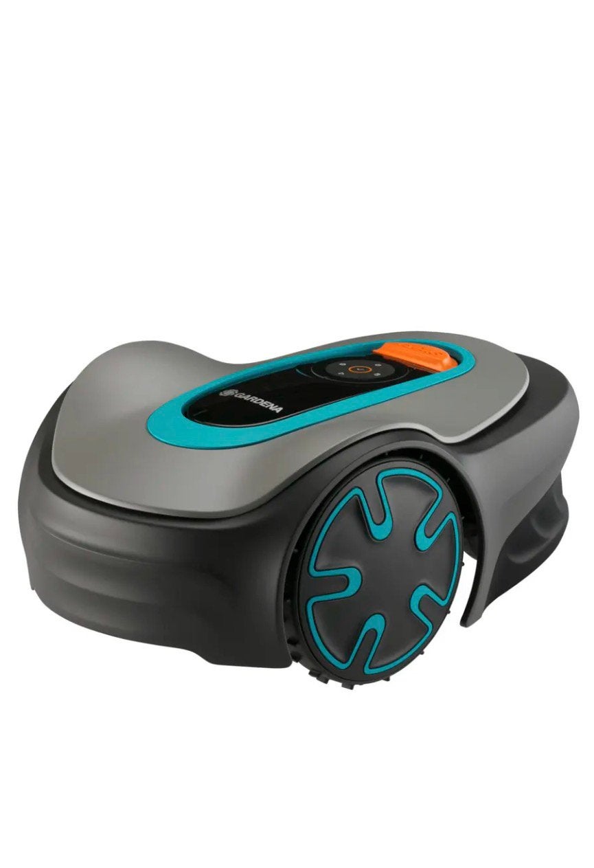 Gardena robotmaaier Sileno Minimo 500 m² + Bluetooth &garage, Tuin en Terras, Ophalen, Zo goed als nieuw