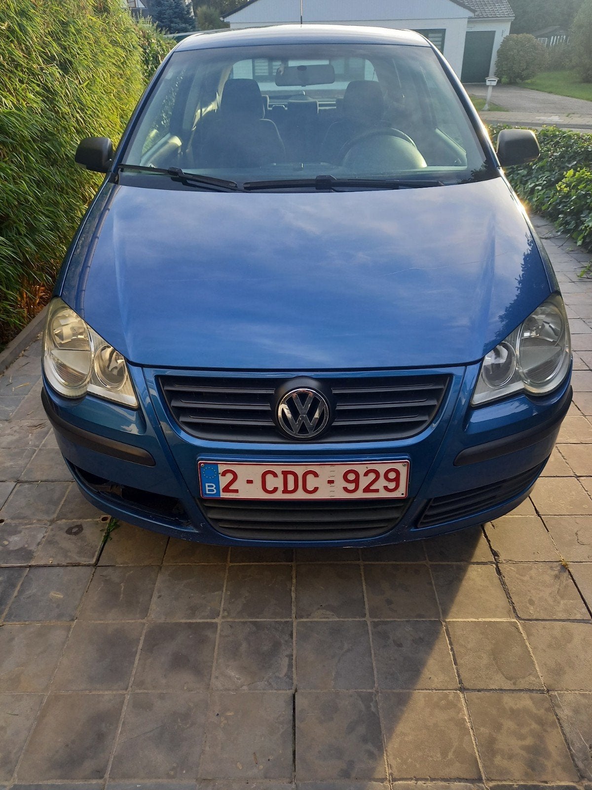 POLO 2005 1198CC 40KW 173833KM AUTOMATISCHE KOPLAMP STOEL GT, Voorwielaandrijving, Stof, 4 cilinders, Blauw