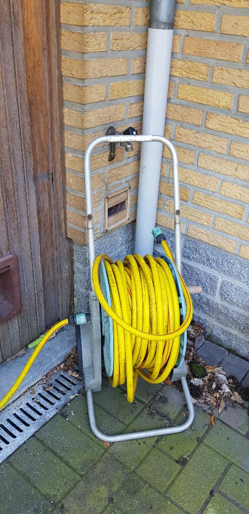 Tuinslang op haspel 100M, Ophalen, Tuinslang