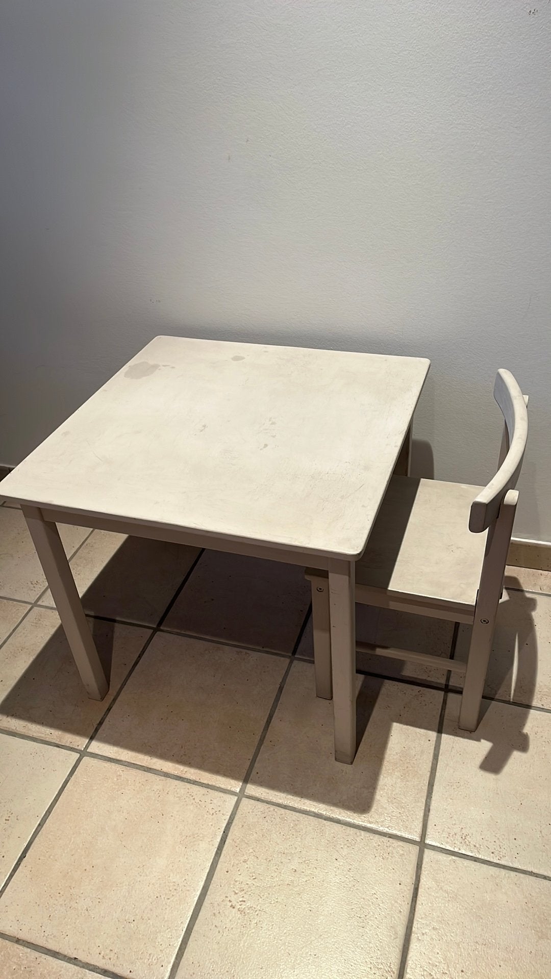 Tafel met stoel voor kleuter (Ikea), Ophalen, Gebruikt, Tafel(s) en Stoel(en)