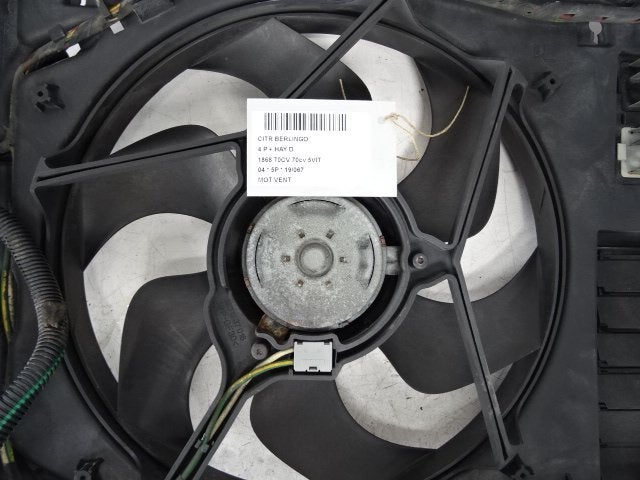 VENTILATEUR RADIATEUR MOTEUR Citroën Berlingo Multispace, Utilisé, Citroën
