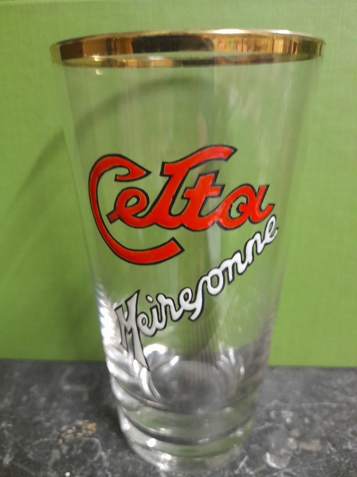 emaille glas celta meiresonne, Verzamelen, Ophalen of Verzenden