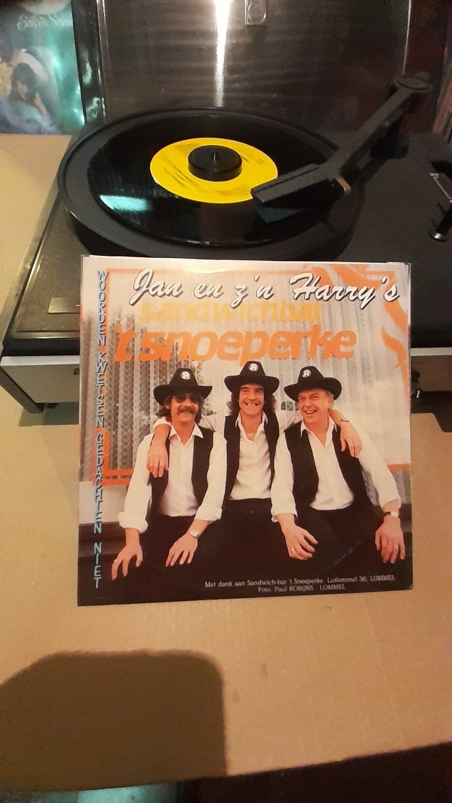 zeldzaam vinyl singel jan en z´n harry's in nieuwe staat, Cd's en Dvd's, Ophalen of Verzenden