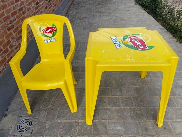 Table et chaises Ice Tea, Enlèvement, Utilisé