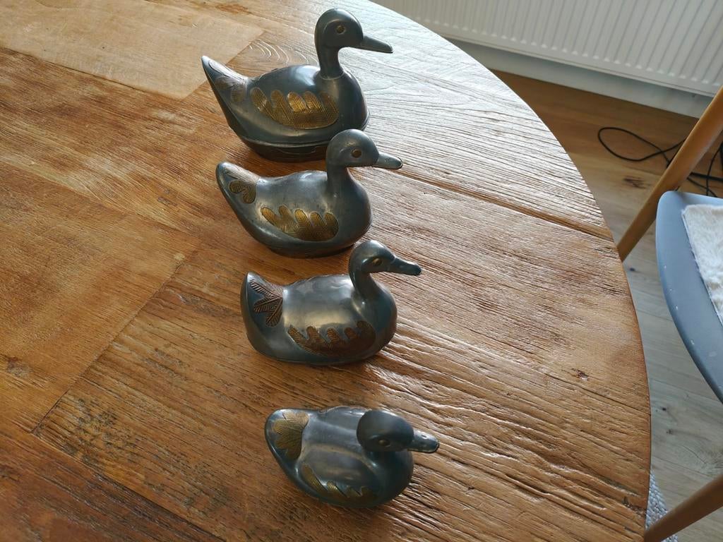 Set tinnen eenden, Antiek en Kunst, Ophalen