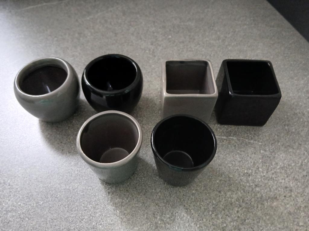 Lot de 6 nouveaux pots de fleurs !, Neuf, Enlèvement ou Envoi, Pierre, Intérieur
